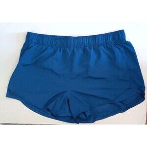Athletic Works Athletic Shorts Sz XXL Blue Inner Drawstring Althleisure Pockets